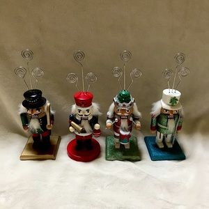 Set of Wooden Nutcrackers Holiday Decor